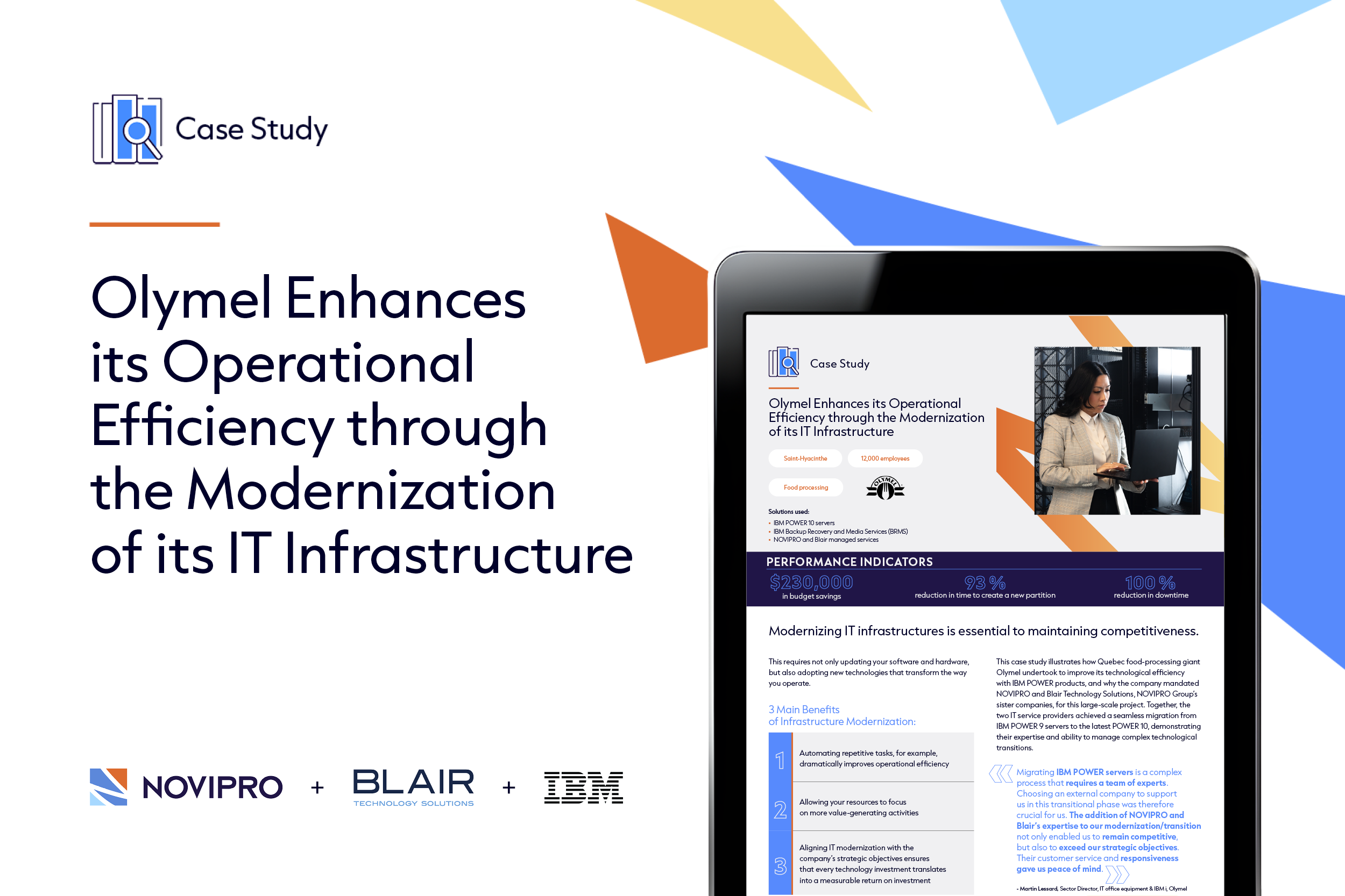 NOVIPRO and Blair with IBM help Olymel to enhance its cloud infrastructure