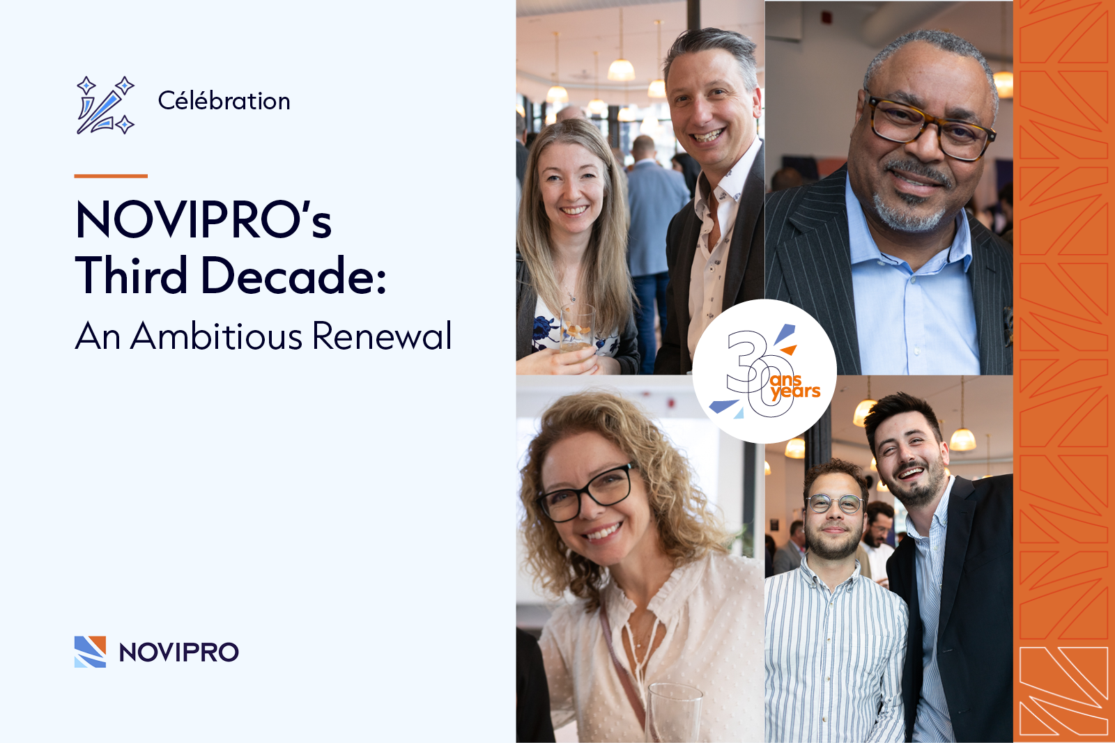 NOVIPRO third decade, under a series of article for its 30th anniversary