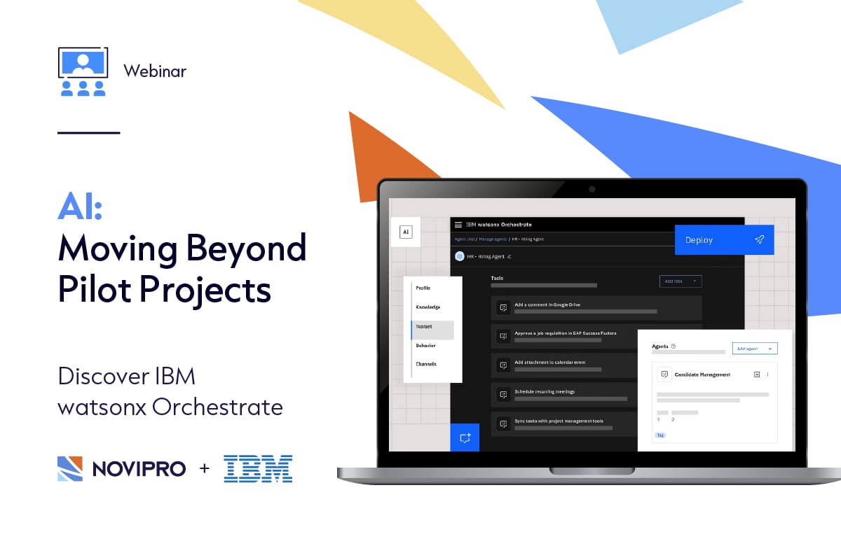 NOVIPRO - Webinar | AI: Moving Beyond Pilot Projects