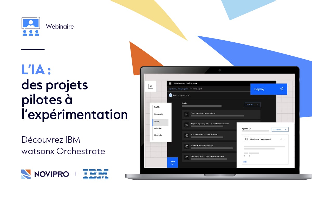 NOVIPRO - IBM - Webinaire | L’IA : des projets pilotes à l’expérimentation