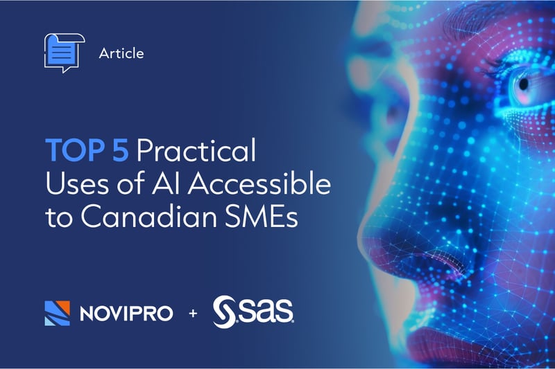 Top 5 Practical Uses of AI Accessible to Canadian SMEs