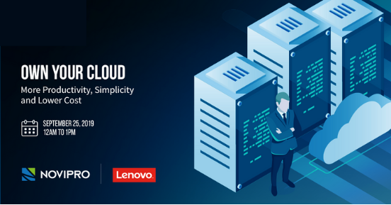 Webinar: own your Cloud with More Productivity, Simplicity at a Lower Cost