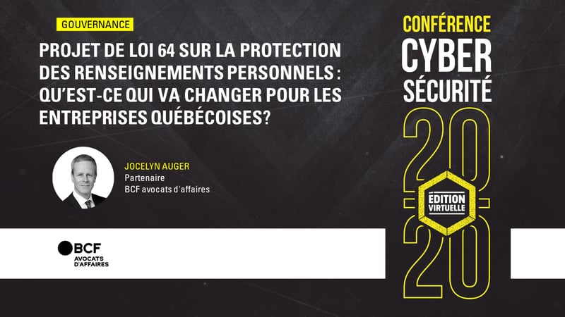 Gouvernance | Projet de loi 64 sur la protection des renseignements personnels