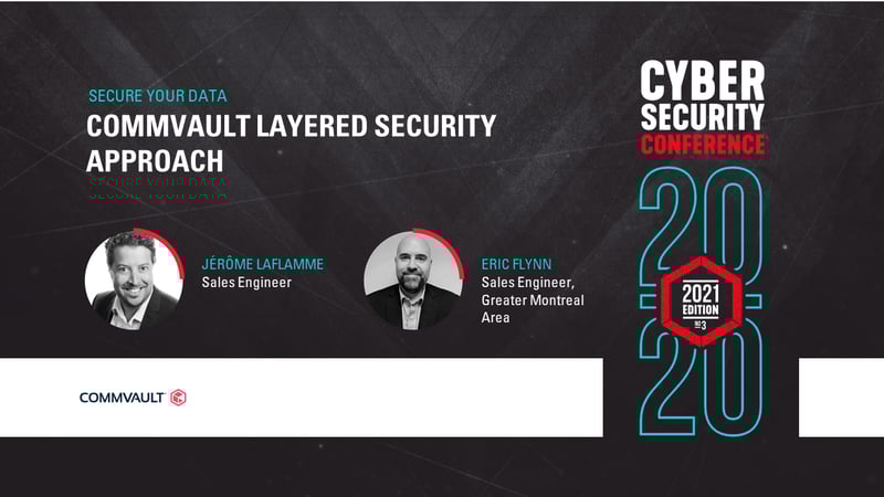 L’approche de Sécurité par couche de Commvault