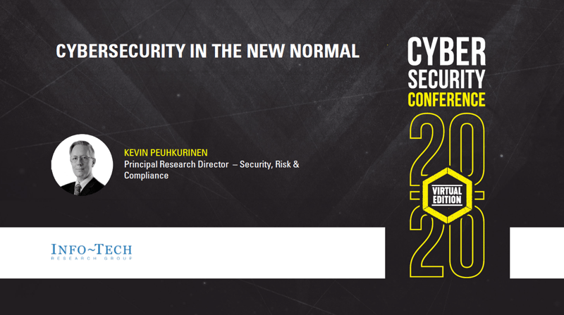Cybersecurity in the new normal