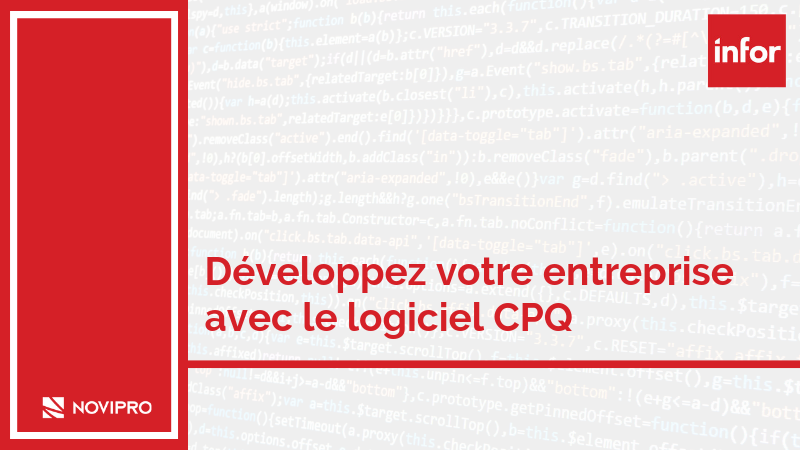 Développez votre entreprise avec le logiciel CPQ