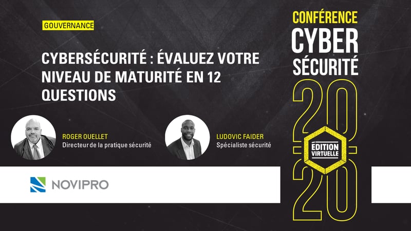 Gouvernance | Cybersécurité : évaluez votre niveau de maturité en 12 questions