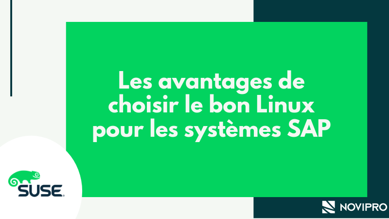 Les avantages de choisir le bon Linux pour les systèmes SAP