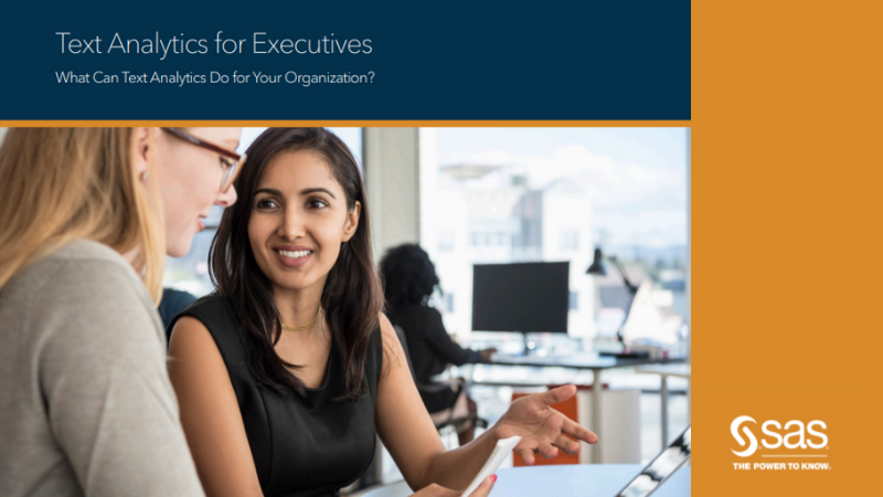 Text Analytics for Executives