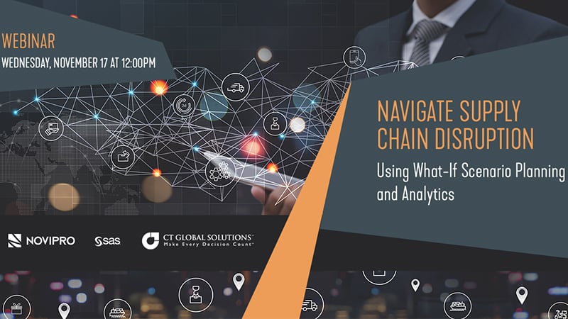 Webinar | Navigate Supply Chain Disruption: Using What-If Scenario Planning and Analytics