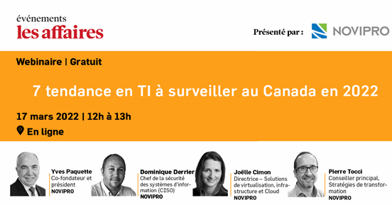 Webinaire | 7 tendances TI à surveiller au Canada