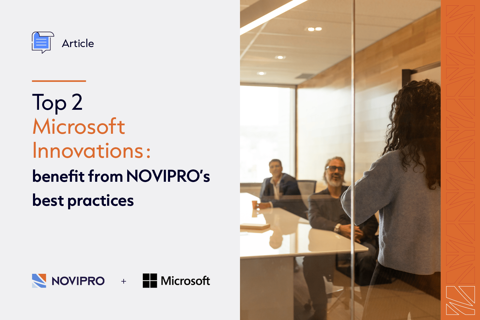 Image from NOVIPRO's blog explaining Microsoft's new announcements for Fall 2023: the New Commerce Experience pricing model and the Copilot AI tool for Microsoft 365. This image illustrates major updates on Microsoft solutions, highlighting increased licensing flexibility and productivity optimization with artificial intelligence.