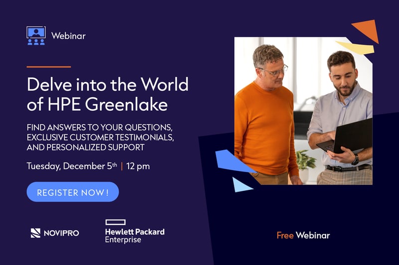 Webinar | Delve into the World of HPE GreenLake