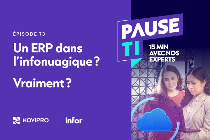 Pause TI - Un ERP dans l'infonuagique? Vraiment?