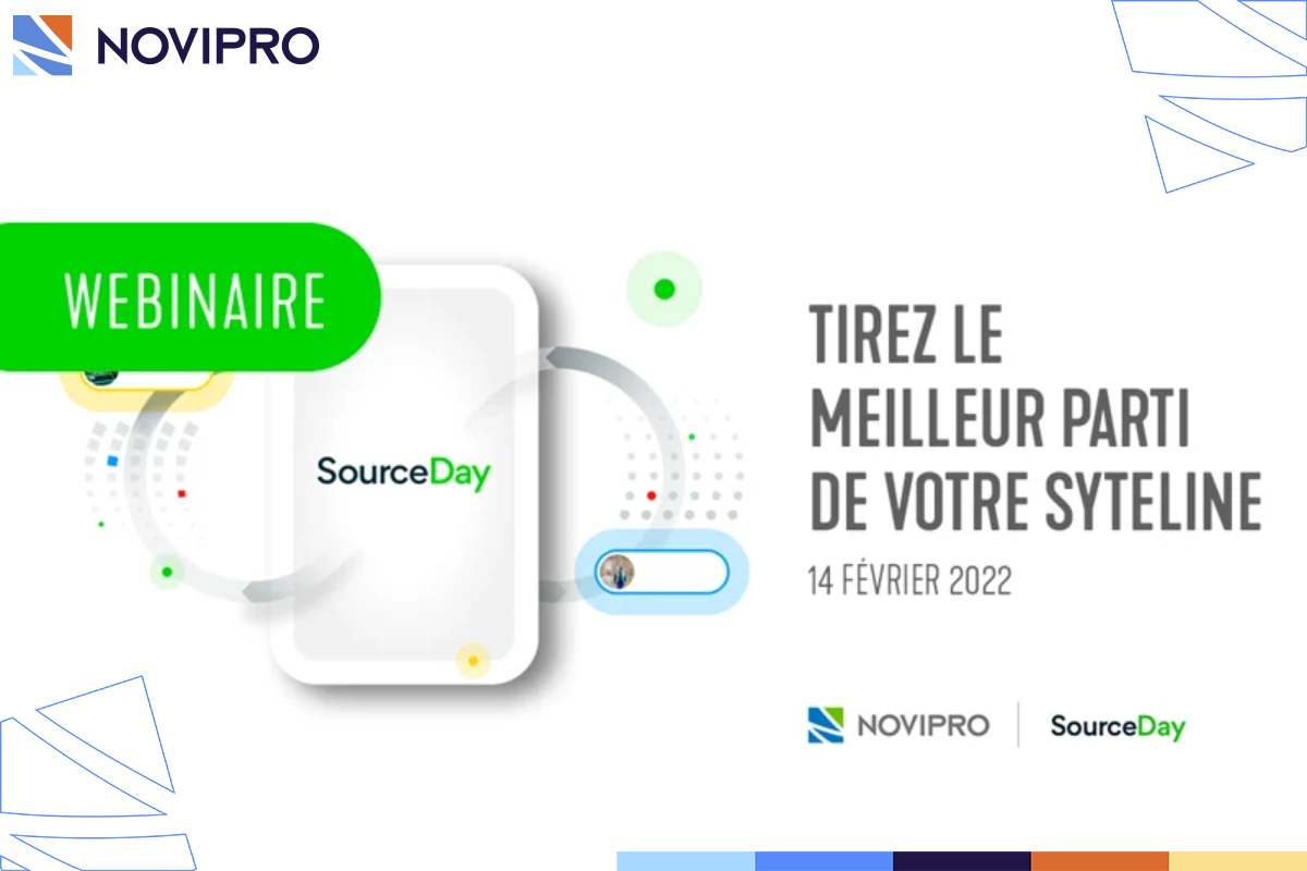 Webinaire Tirez le meilleur parti de votre Syteline avec SourceDay - NOVIPRO