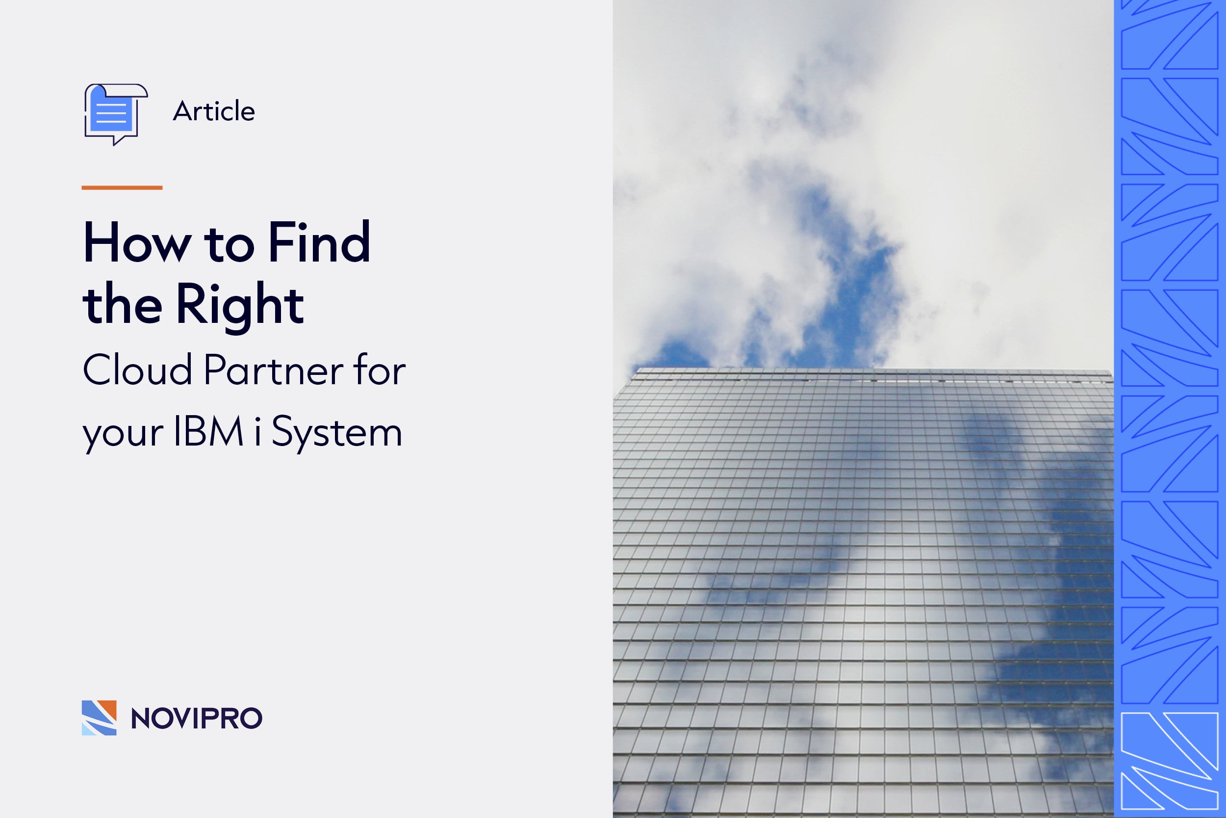 How to Find the Right Cloud Partner for your IBM i System